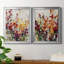 Fleurs sauvages I - ensemble de 2 peintures sur toile encadrées-1762604334-1762604329