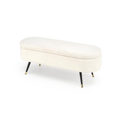 Upholstered Bench with Flip Top