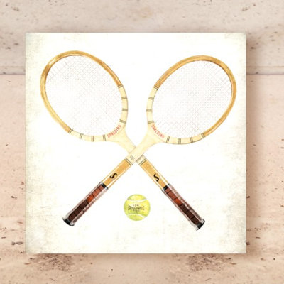«Vintage Rackets», reproduction d'impression