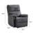 33"Wide Modern Chenille Chair Push Button Power Recliner with USB Port (set of 2)-1597397849