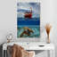 Tortue exotique des Maldives-374791898
