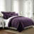 Cascade Velvet Solid Colour Coverlet Set / Bedspread Set - 8 Piece-98194622-98194617