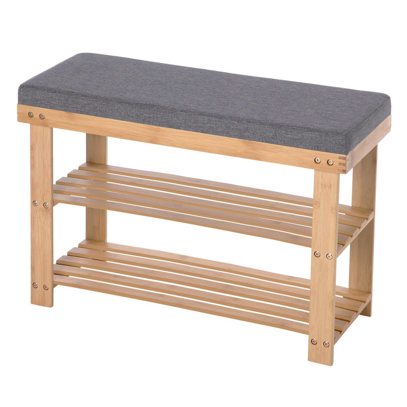 6 Pair Shoe Storage Bench