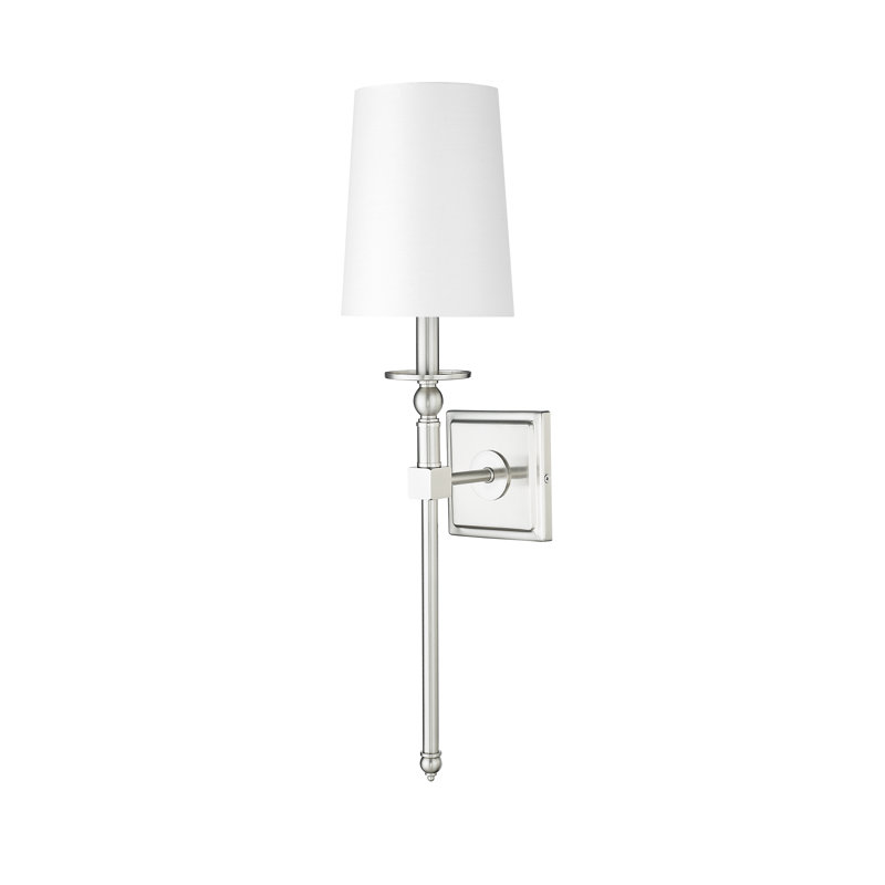 Jaceyon 26" Tall 1 - Light Wall Sconce, Brushed Nickel