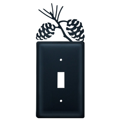 Pinecone 1-Gang Toggle Light Switch Wall Plate