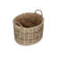 Lugowe Rattan Log Carrier Basket with Lining-742164982