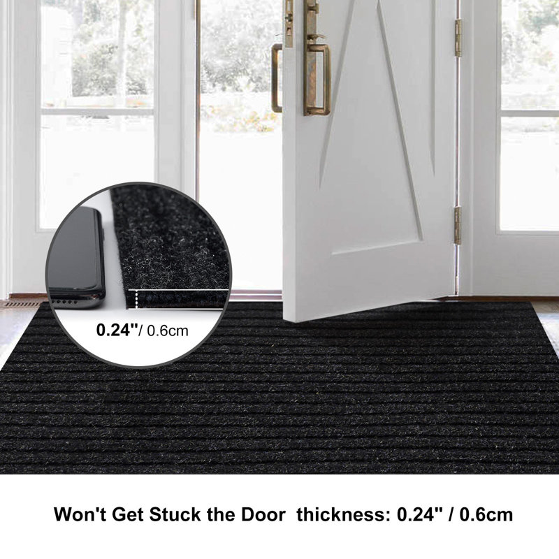 Malayeka Striped Rug, Rectangle 4' x 5'