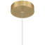 Luminaire suspendu DEL Vega - finition or brossé-714531852