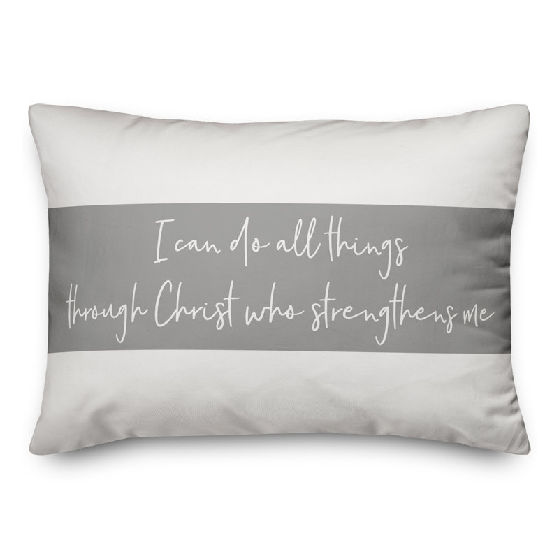 I Can Do All Things Throw Pillow