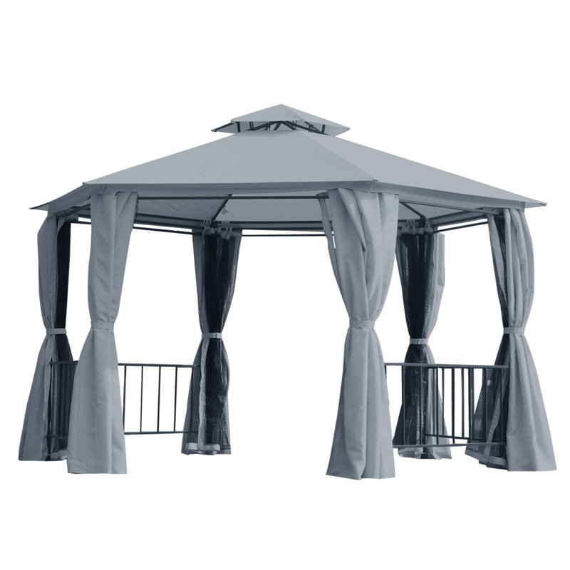 Adoni 3m x 3m Steel Patio Gazebo