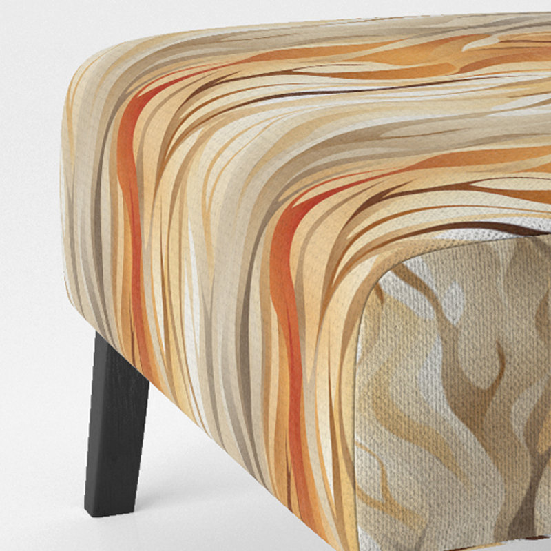 Fauteuil de chambre rembourré Coastal Driftwood Dreams Tropical, Motif tropical de rêves de bois flottant