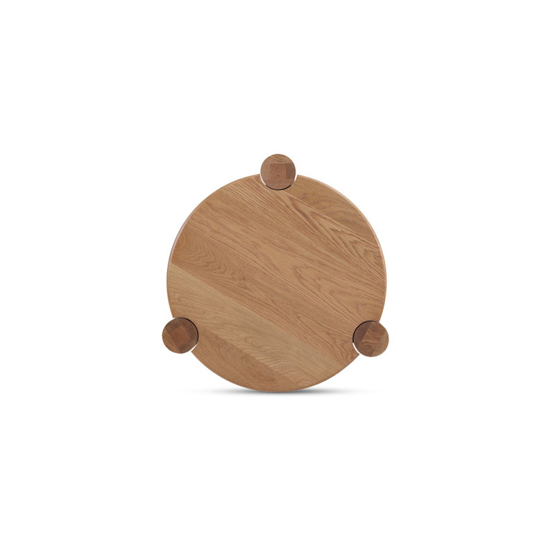 Jack Side Table Brushed Dark Brown, Tan