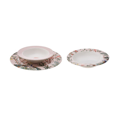 Piece Porcelain China Dinnerware Set - Service for 6