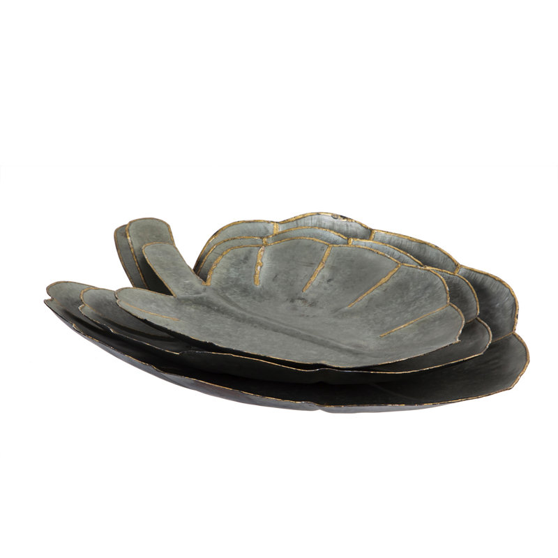 Plateau de feuille, ensemble de 3