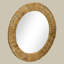 Folha Flat Metal Beveled Wall Mirror
