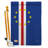 Double Sided 40'' H x 28'' W Polyester Flag Set