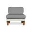 Catalina Outdoor Teak Lounge Chair-441138985-502431831