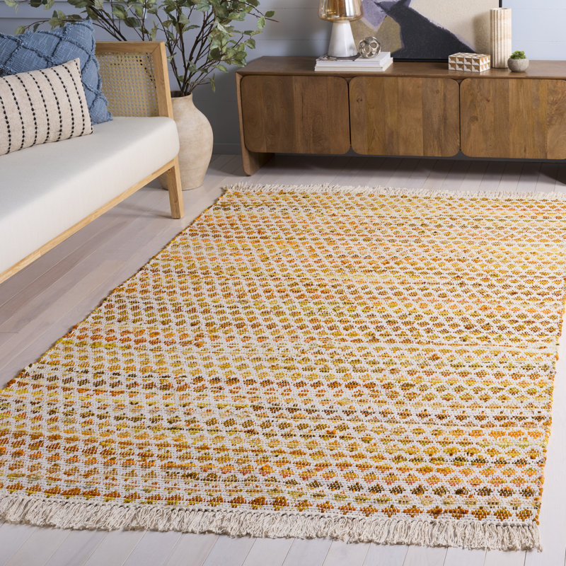 Tapis en coton tissé à la main Montauk 538, Rectangle de 5 pi x 8 pi