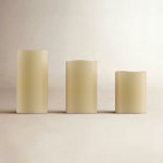 Beeswax Flameless Candle with Remote