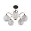 5 - Light Matte Black Chandelier Pendant