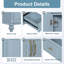 Meuble-lavabo 36 po avec lavabo, armoire autoportante et rangement compact-348380216