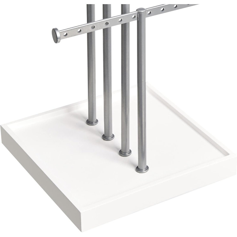 Jewellery Stand +, White/Nickel