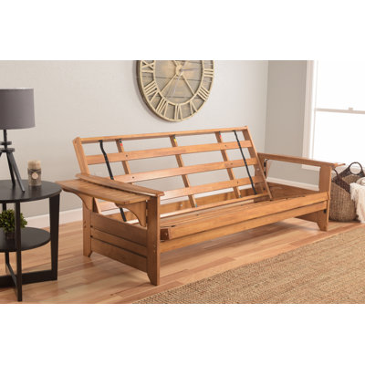 Base de futon pleine grandeur Johnte, matelas non inclus   