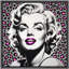 «Elegance Grey Fashion», portrait féminin, impression sur toile encadrée-107907536-107907535