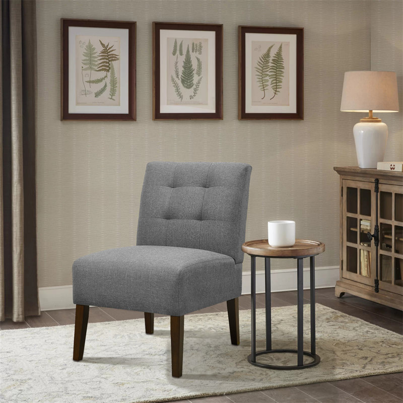 Fauteuil d'appoint gris moderne, Gris