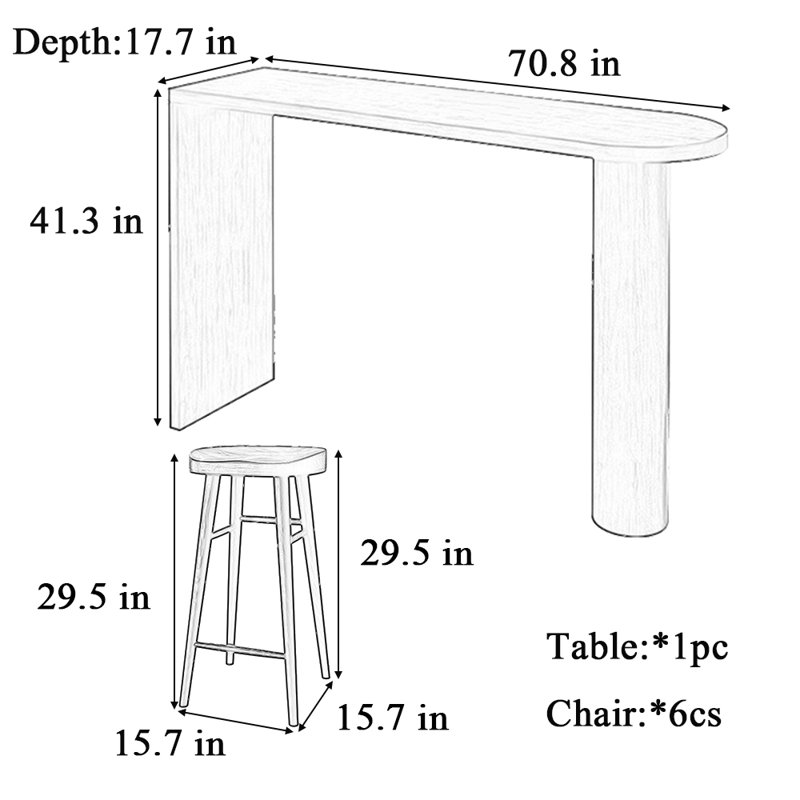 Ormskirk, 41.3"H x 70.8"L x 17.7"W, 7