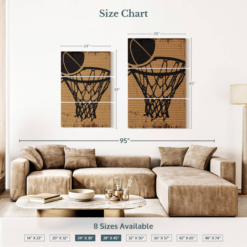 Équipement de basketball Sireci, H 38 po x l 24 po