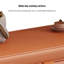 Banc de rangement orange et orange pour chambre en bois massif-1092272699