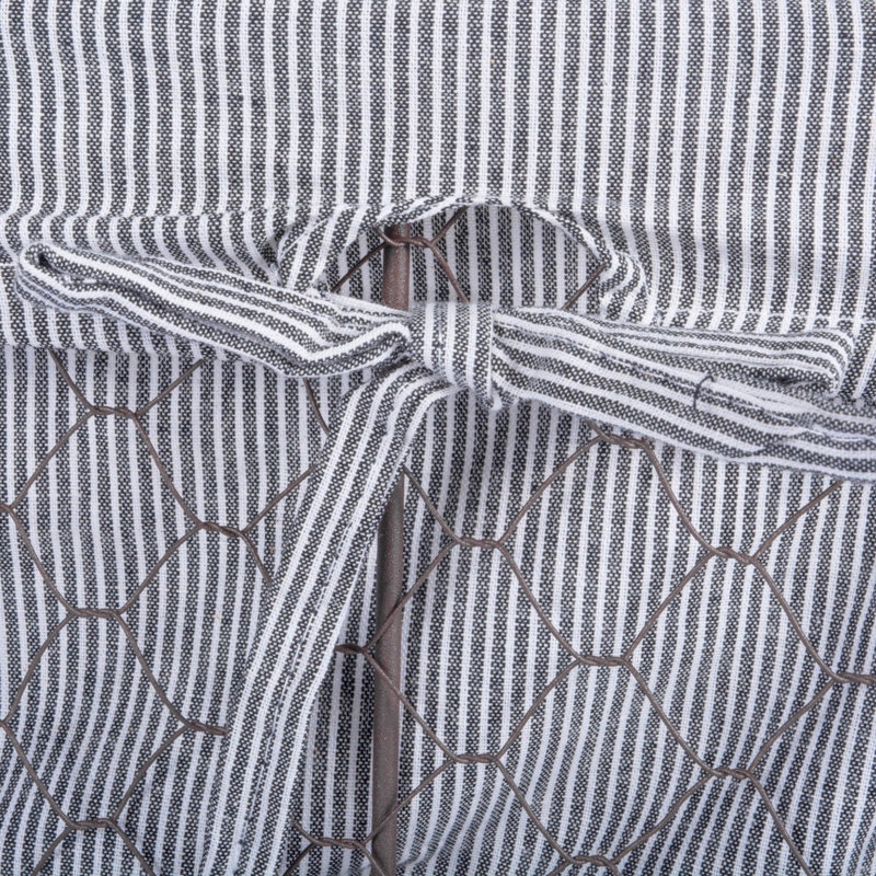 Panier en tissu à rayures Colgate