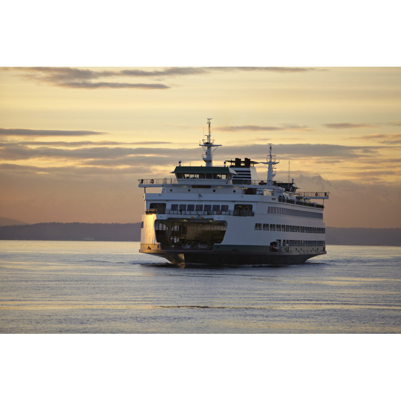 Washington State Ferry - Photographie sur toile tendue, H 8 po x l 12 po