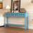 Console Table, 60" Long Sofa Table With Two Different Size Drawers And Bottom Shelf For Storage-294024006