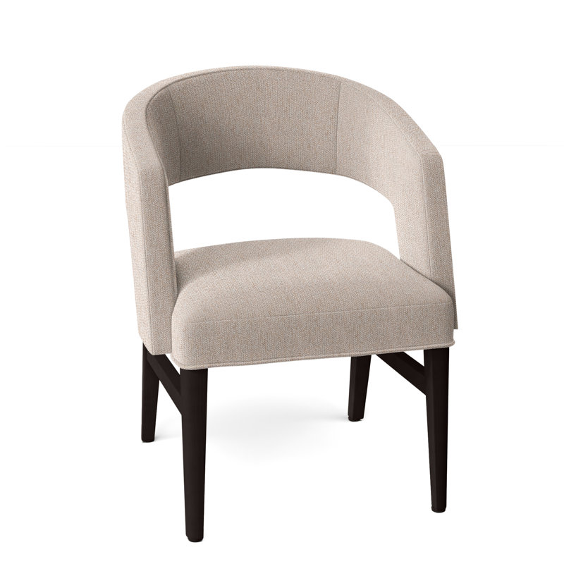 Chaise avec accoudoirs Bryant, Perigold améliorer le stuc, Espresso