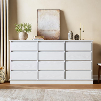 Dressers for Bedroom, Chest of Drawers with Deep Drawers, Large Double Dresser for Closet with Wide Top by Ebern Designs
