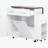 47.2" Wide Kitchen Island With Drop Leaf And Freestanding Rack-826906555