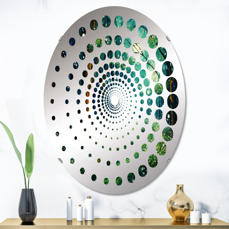 Miroir mural oval, 35,4 po x 23,6 po