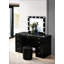 Tabouret de coiffeuse pivotant rembourré Glam-795899375