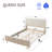 Velvet Upholstered Wooden Modern Platform Bed Frame with Headboard Footboard, No Box Spring Needed-1114625806-1114975258
