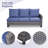 Deb 71.26'' Wide Straight Patio Sectional with Cushions-87847430