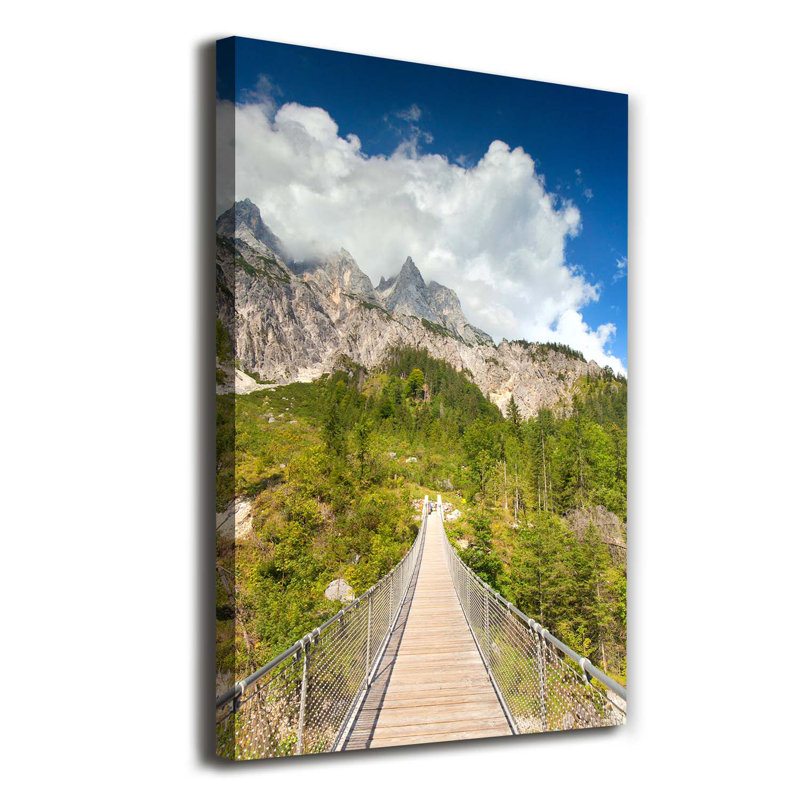Suspension Bridge - Wrapped Canvas Print