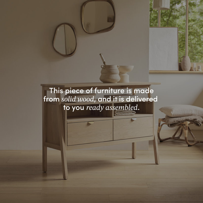 Pola 47.24'' W Solid Wood Console Table