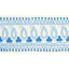 Paisley Embroidered Tape