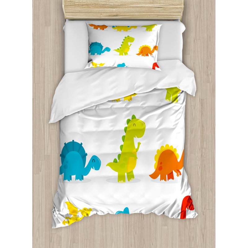 Ensemble de housse de couette dinosaur, Simple