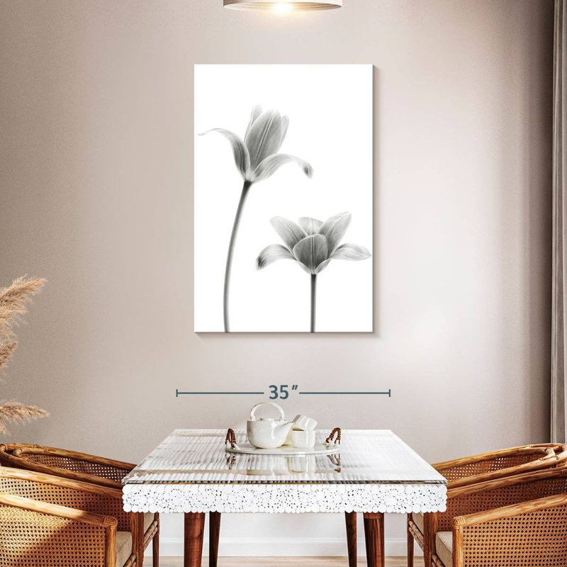 Harnek First Tulips, 45" H x 30" W