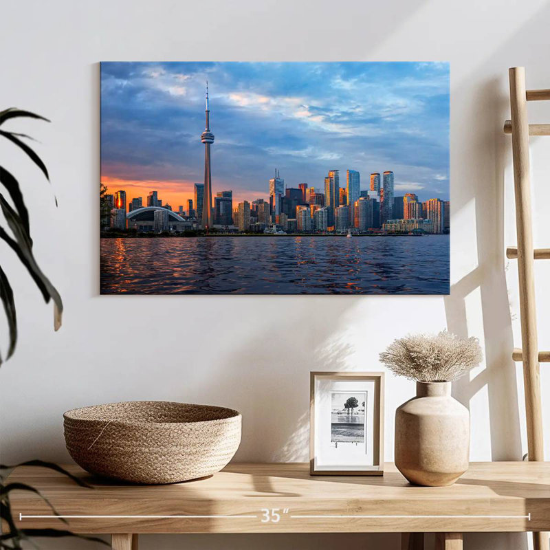 Kavia Toronto, horizon au coucher du soleil, H 32 po x l 48 po