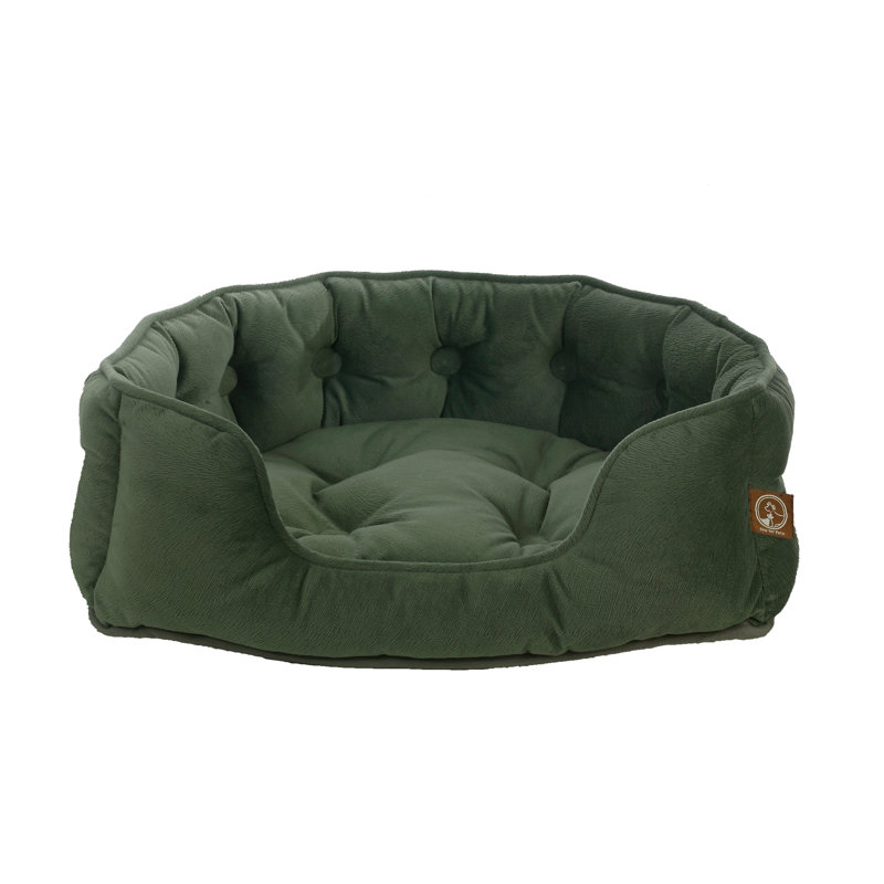 Faux suède Snuggle Donut, Grand (l 25 po x P 21 po x H 6 po), Port de Vienne