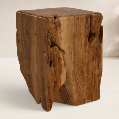 Bloomsdale Teak Solid Wood Side Table